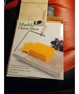 Marble Cheese Slicer 9&quot; x 5&quot;- New In Opened Box - $24.70