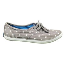 Keds Champion Sneakers Gray White Low Top Comfort Foam Women&#39;s Shoes Size 6.5 - £6.59 GBP