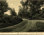  Car On Road to Coldwater Creek Michigan MI 1908 DB Postcard L2 - $5.89