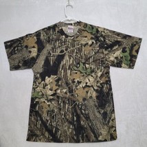Mossy Oak Men&#39;s Camo T Shirt Size L Large Short Sleeve Camouflage Casual... - £14.77 GBP