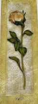 Cheri Blum 3D Ceramic Resin Wall Tile Set Hand Painted Floral ROSE & PEONY 9.2" image 5