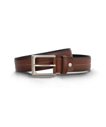 Herren Gürtel aus vegane Leder eleganter formaler klassischer Kleider Sc... - $64.95 CAD