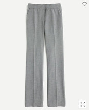 New J Crew Women Gray Edie Full Length Trouser Pant Four Season Stretch Sz 0 - £38.65 GBP