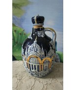 HOW DRY I AM PORCELAIN EUROPEAN CITY CERAMIC GOLD TONES DECANTER BOTTLE ... - $116.75 CAD