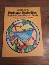 Birds and Butterflies Stained Glass Pattern Book: 94 Designs for Workabl... - $4.99