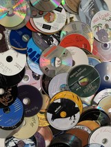 100 Music CD Lot Discs for Arts &amp; Crafts Bulk Lot Wholesale No Cases or Inserts - £18.10 GBP