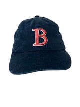 Boston Red Sox Baseball Cap Dad Hat Navy Blue Red Hook &amp; Loop MLB Bat Ball - $203.90 MXN