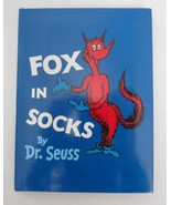 FOX IN SOCKS ~ Dr Seuss Vintage Children&#39;s Mini HBDJ Book - £11.64 GBP