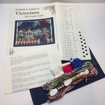 Judith M Kirby Counted Cross Stitch Kit 6x8&quot; Victorians Number 11 Fourth of July - £19.97 GBP