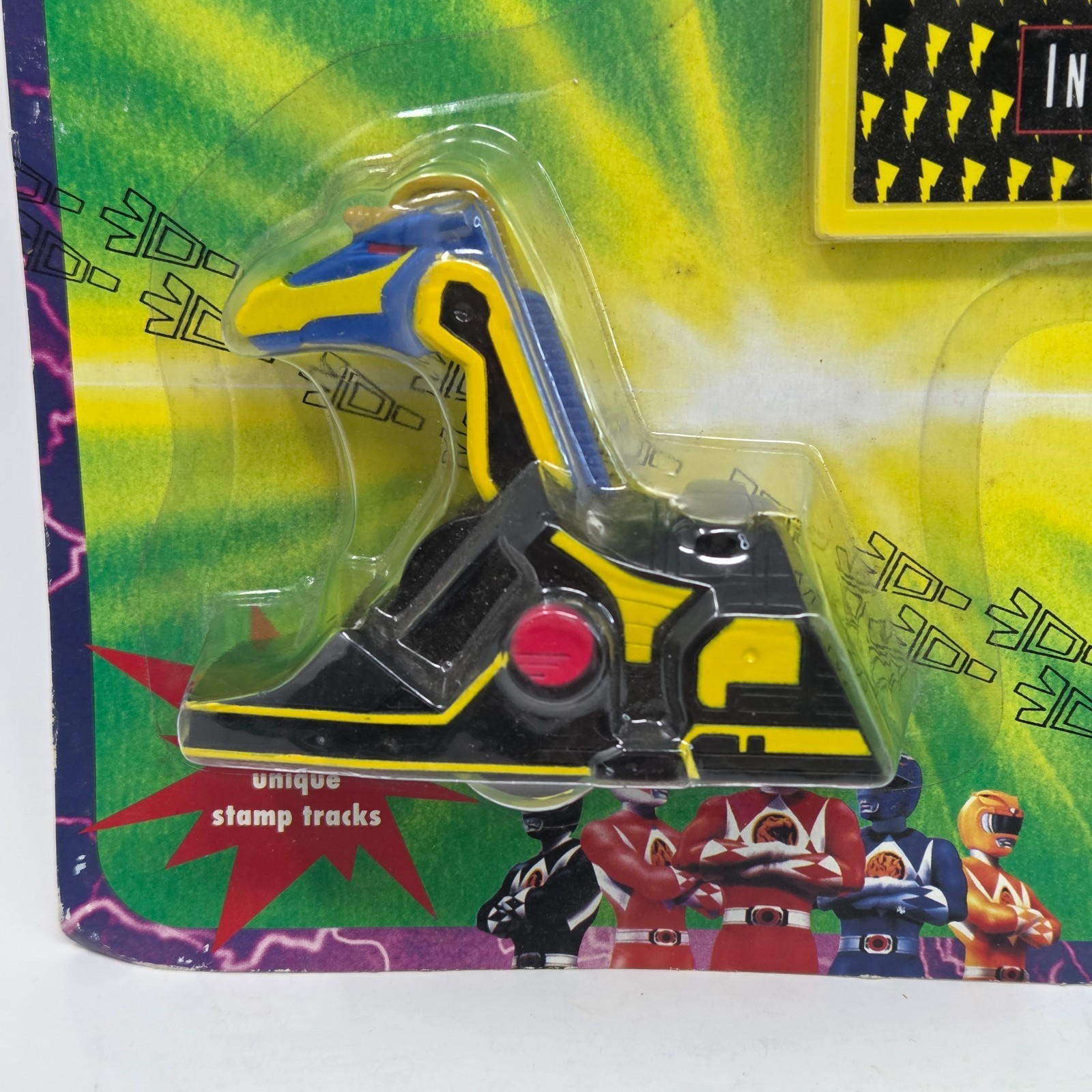 Power Rangers Ink VINTAGE 1995 MIGHTY MORPHIN POWER RANGERS NEW THUNDERZORD ROLLING ...