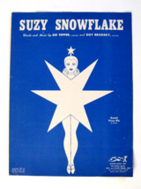 Suzy Snowflake Words &amp; Music by Sid Tepper &amp; Roy Brodsky (1951) Alamo Mu... - £11.00 GBP