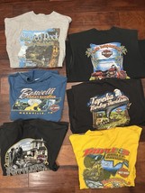 Vtg Y2K Modern Harley Davidson Logo Biker T Shirt Lot Of 6 Wholesale Men... - $108.89