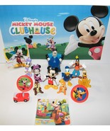 Mickey Mouse Clubhouse Deluxe Figure Set of 10 with 2 Stickers and 2 Rings - $21.88 CAD