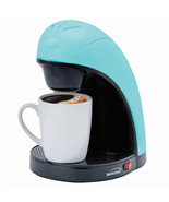 Brentwood Single Serve Coffee Maker with Porcelain Mug in Blue - £39.67 GBP