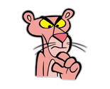 Pink Panther Thinking Sticker Vinyl Decal Precision Cut Waterproof Lapto... - $4.50+