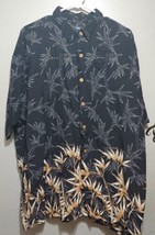 Puritan Vintage Bamboo Button Shirt Mens Large - £16.07 GBP