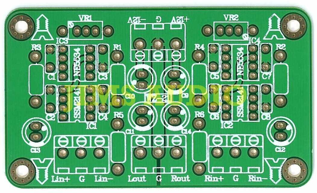 Balanced to unbalanced stereo pre-amplifier headphone amp low distortion... - $7.69