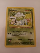 Pokemon 1999 Base Set 2 Bulbasaur 67/130 NM Single Trading Card - £6.40 GBP