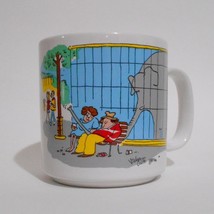 Vintage Laff Time Funny Mug Elephant Trunk Raunchy Humor Papel Coffee Cup - £19.06 GBP