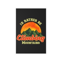 Personalized Wall Decals for Climbers: Durable Polyester Mountain Print - £23.33 GBP+