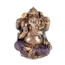 MINIATURE GANESHA STATUE 2&quot; Small Hindu Elephant God Mini Resin NEW Lord... - $14.98 CAD