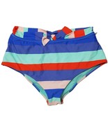 Raisins Juniors/Women Cabana Girl Poolside Red Pant Swim Bikini Bottom (L)  - £10.16 GBP