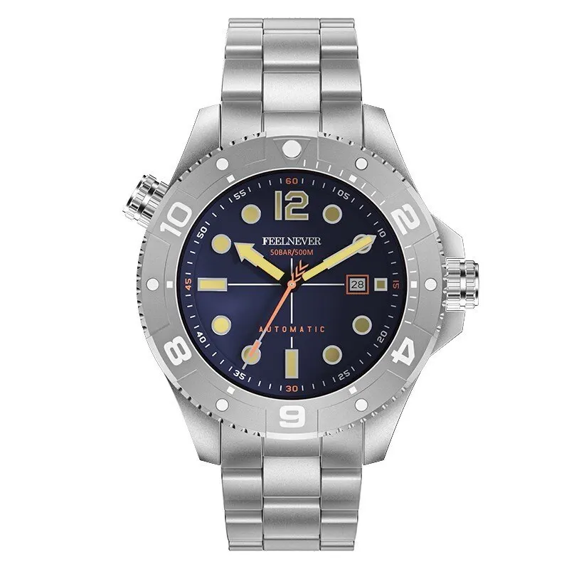 New Sport Dive Men&#39;s Automatic Mechanical Watch For Men Stainless Steel 500M Wat - £331.99 GBP