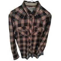 Roebuck &amp; Co. Men Clothing Medium size flannel long sleeve button up shirt - $10.00