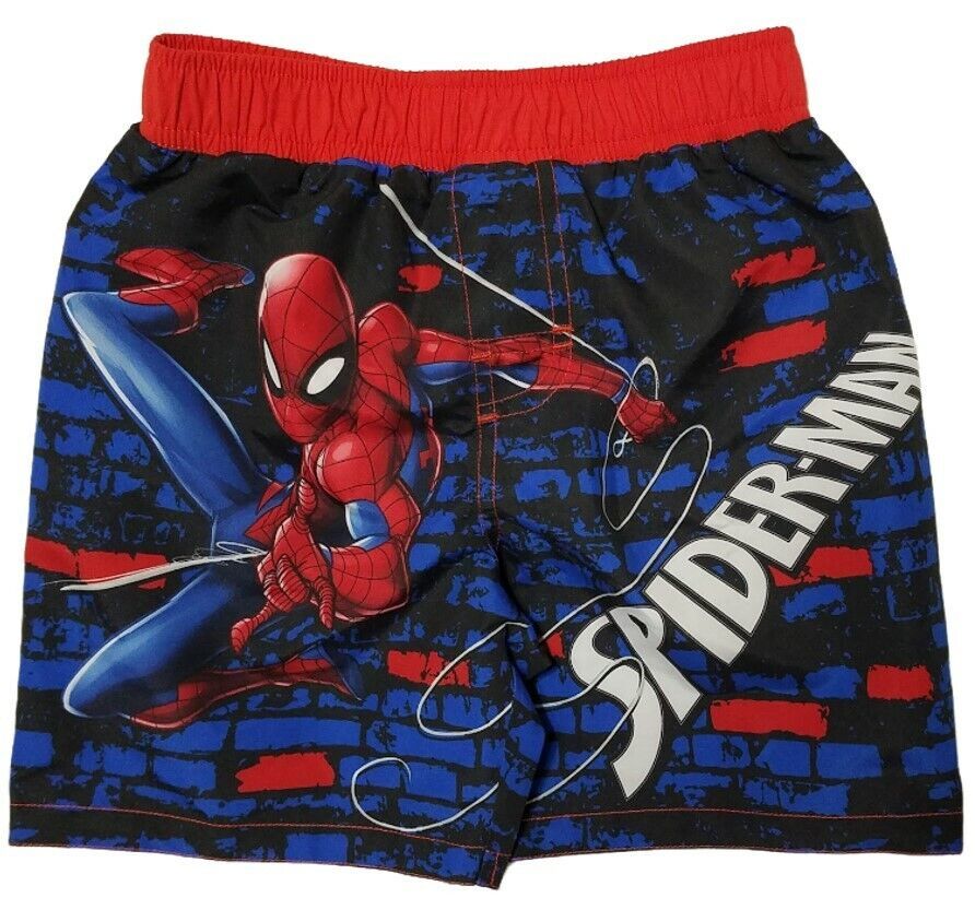 Marvel Spider-Man Boys UPF 50+ Quick Drying Swim Bottom Shorts Trunks (3T) - £11.84 GBP