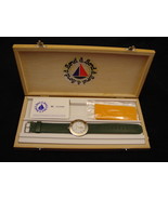 Wrist Watch Bord a&#39; Bord French Uni-Sex Solid Bronze, Genuine Leather B30 - €91,16 EUR