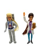 2 Career Barbie Veterinarian &amp; Astronaut 5&quot; Dolls McDonalds Happy Meal T... - £7.44 GBP