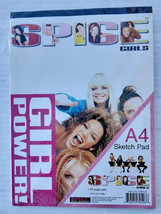 SPICE GIRLS Official Merchandise A4 Sketch Pad Girl Power 1997 Factory S... - £23.59 GBP