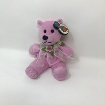 Planet Plush Mom Mothers Day Pink Beanie Baby Teddy Bear Plush Stuffed Animal - £24.04 GBP