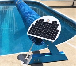 Pool Cover Blanket Reel, Solar Charged Battery, Motor Powered, Remote Co... - $252.75+