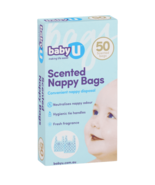 babyU Scented Nappy Bags in a 50-pack - £52.85 GBP