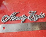 Ninety Eight Rear Emblem 1982 - 1988 Oldsmobile Quarter Panel OEM Plasti... - $14.48