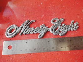 Ninety Eight Rear Emblem 1982 - 1988 Oldsmobile Quarter Panel OEM Plastic Emblem - £11.57 GBP