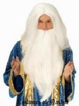 Wizard Wig &amp; Beard Set - £16.02 GBP