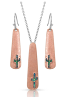 Montana Silversmith Desert Sun Opal Cactus Jewelry Set - £71.94 GBP