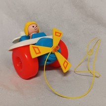 Fisher Price Pull Along Airplane 171 1980 - $14.95