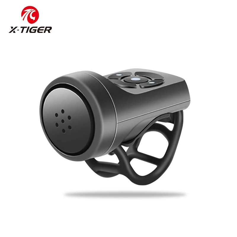 X-TIGER Bicycle Bell Horn USB Chargeable Electric Horn 4 Modes Motorcycle Bike H - £100.36 GBP