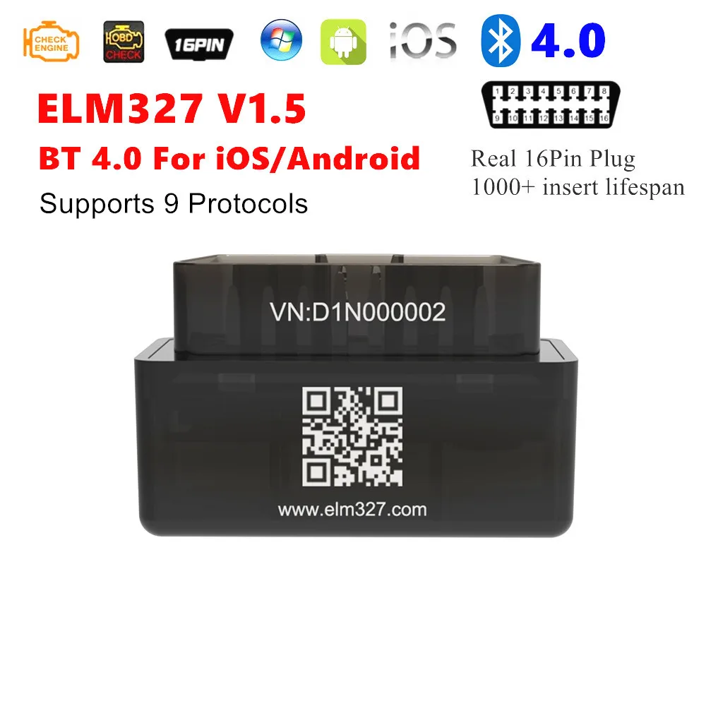 Latest Version of Mini ELM327 V1.5 WIFI Bluetooth 4.0 Auto Scanner OBD2 ... - £50.26 GBP