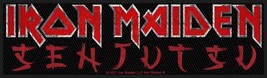 Iron Maiden Senjutsu Logo 2021 Woven Strip Sew On Patch Official Bruce Dickinson - £2.98 GBP