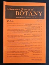 American Journal of BOTANY Official Publication July 1987 Volume 74 Number 7 - £23.34 GBP