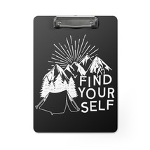 Personalized Clipboard - Inspirational Adventure Quote&quot;Find Yourself&quot; - £37.93 GBP