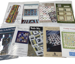 Lot of 8 Quilting Patterns NEW - £34.79 GBP