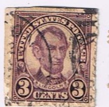 Stamps USA 1929 Abraham Lincoln 3c Scott #555 - $0.67