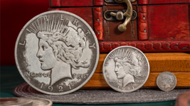 Mini Peace Dollar (Pack of 5 coins) by N2G - $29.65