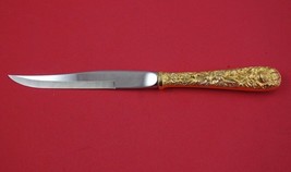 Repousse Vermeil by Kirk Sterling Silver Steak Knife nontypical color 8 5/8" - £84.36 GBP
