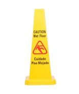 10 PACK Restaurant Caution Wet Mop Bucket Floor Yellow 27&quot; CONE Sign Com... - £170.49 GBP